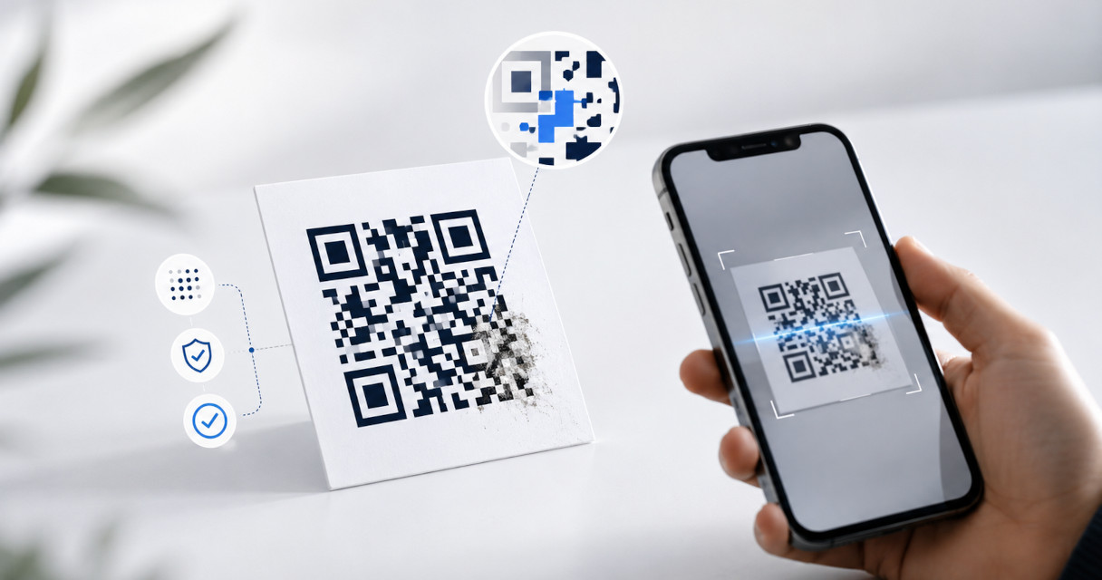 Fehlerkorrektur bei QR-Codes